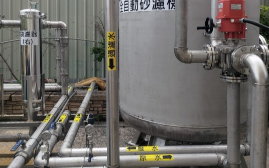 自動反洗濾水機-大型水處理設備實績-聯新醫院案例