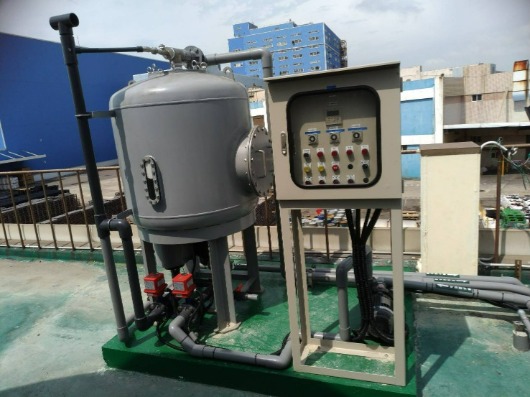 先豐通訊：冷卻水塔旁流過濾系統，高效上浮式懸浮物過濾